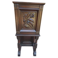 19th Century Jacobean Style Carved Walnut Side Table