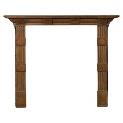 Cheminée en Oak Oak du 19ème siècle de style Jacobean