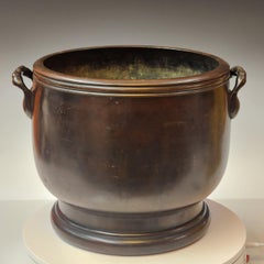 19th century Japanese Bronze Hibachi or cache pot