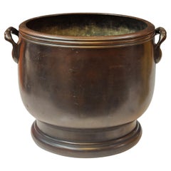 Antique 19th century Japanese Bronze Hibachi or cache pot