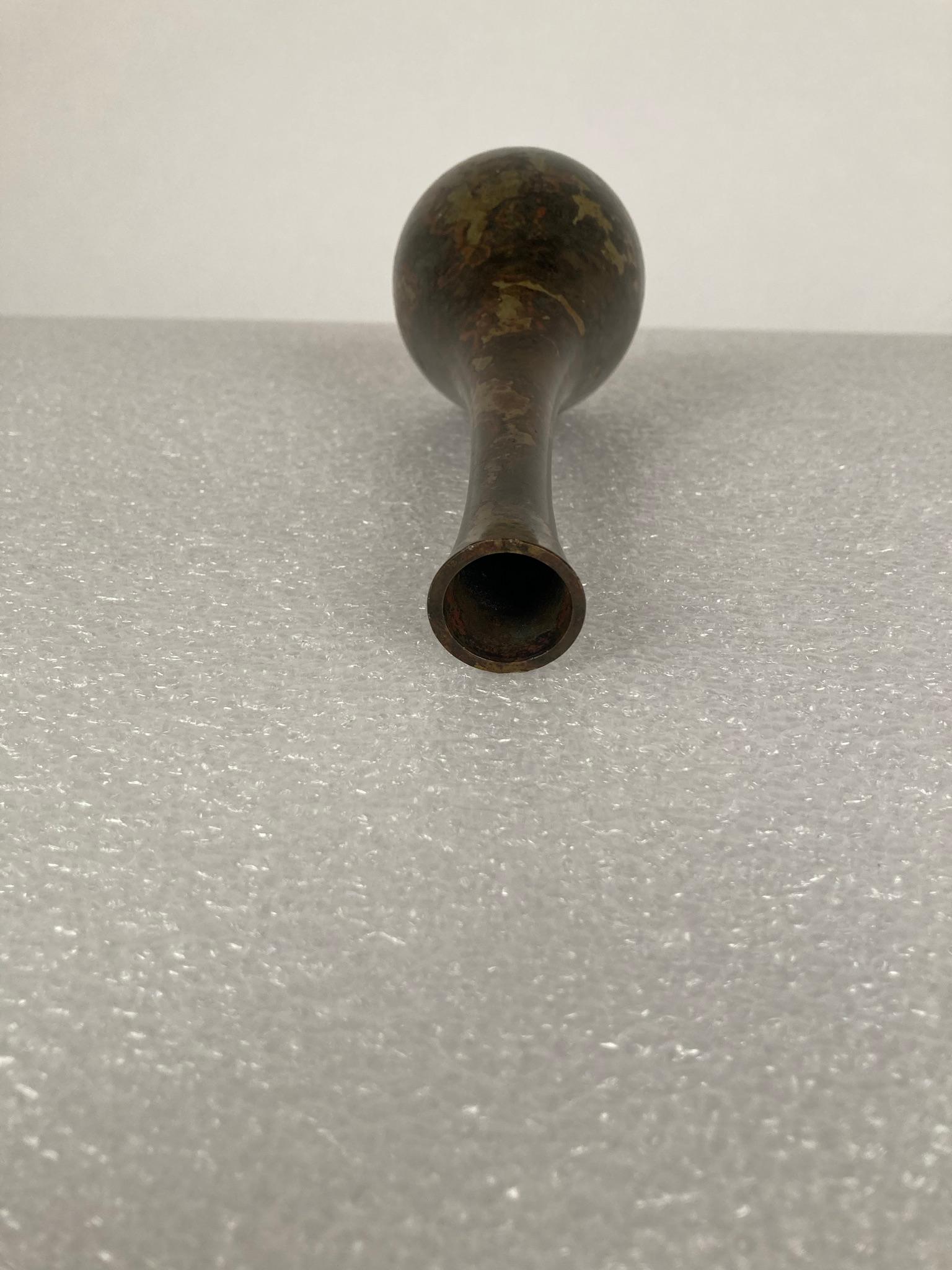 19th Century Japanese Bronze Vase 8