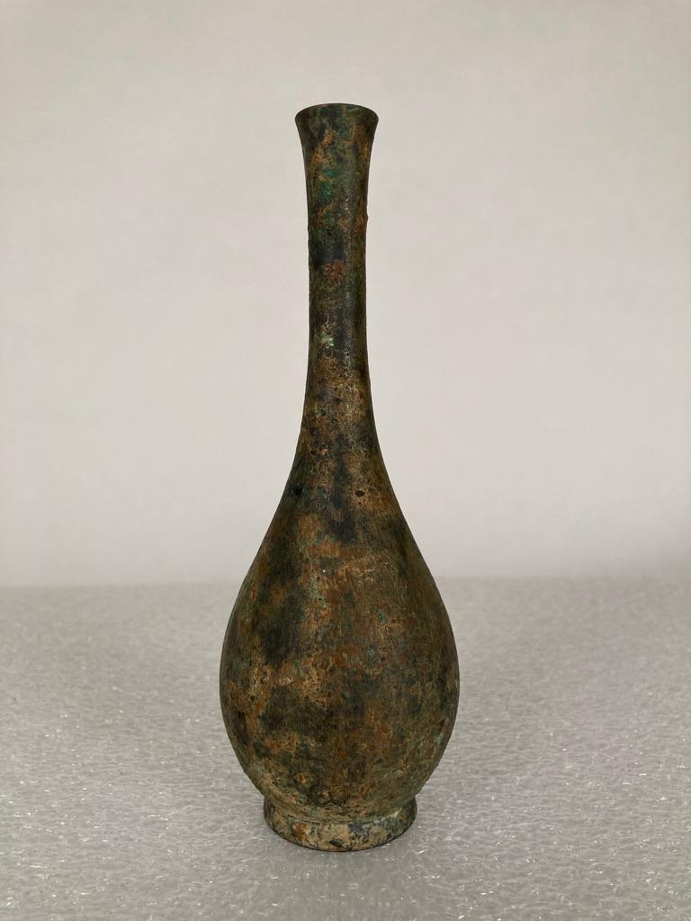 Patinated 19th Century Japanese Bronze Vase