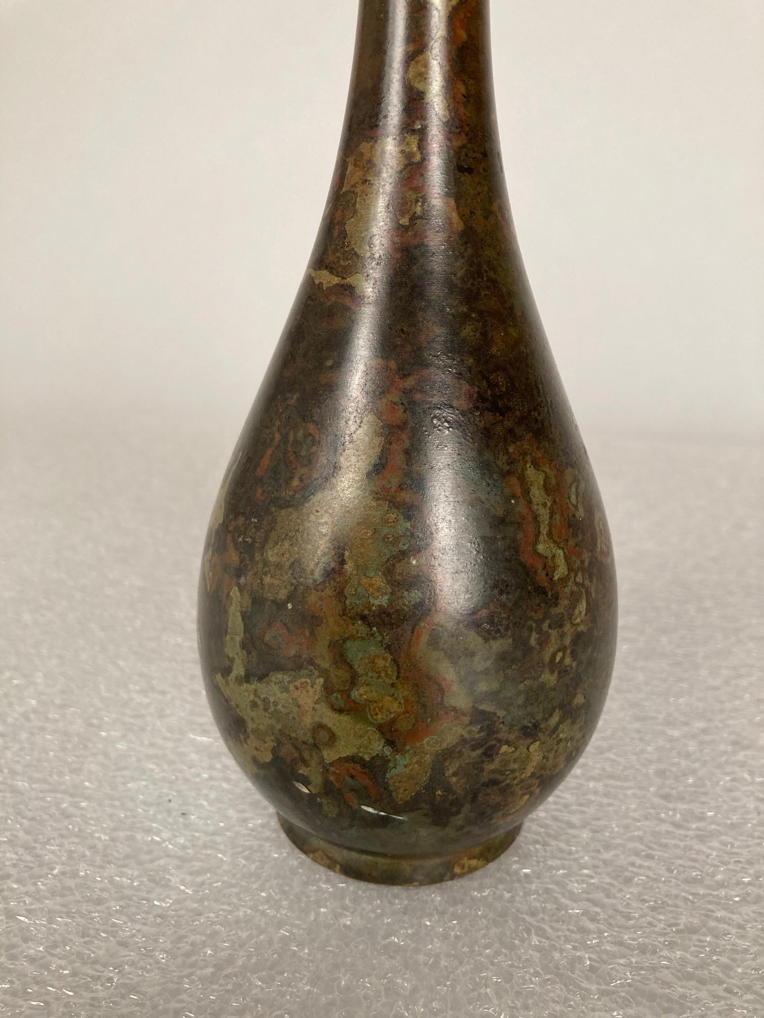 19th Century Japanese Bronze Vase 2