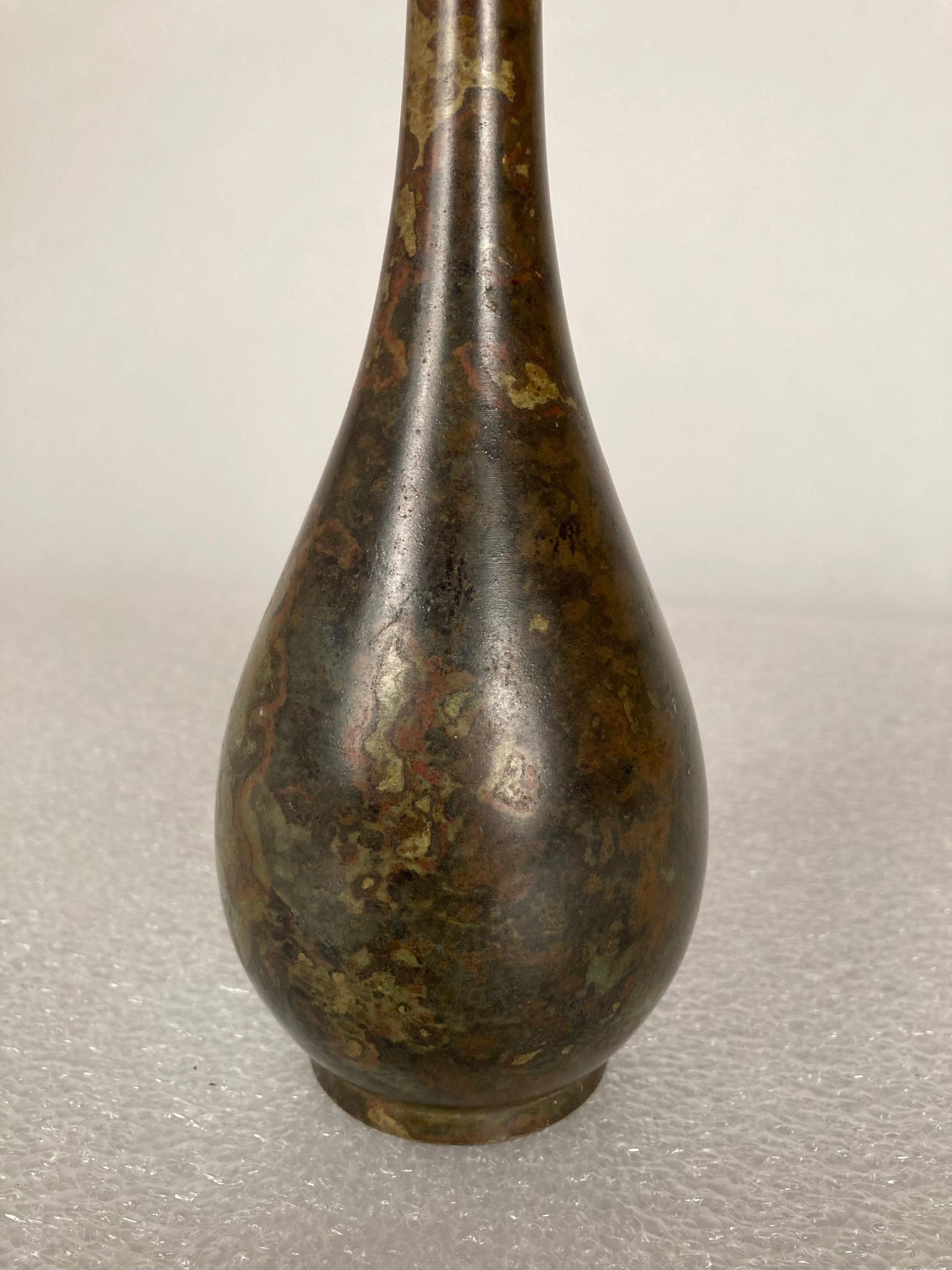 19th Century Japanese Bronze Vase 3