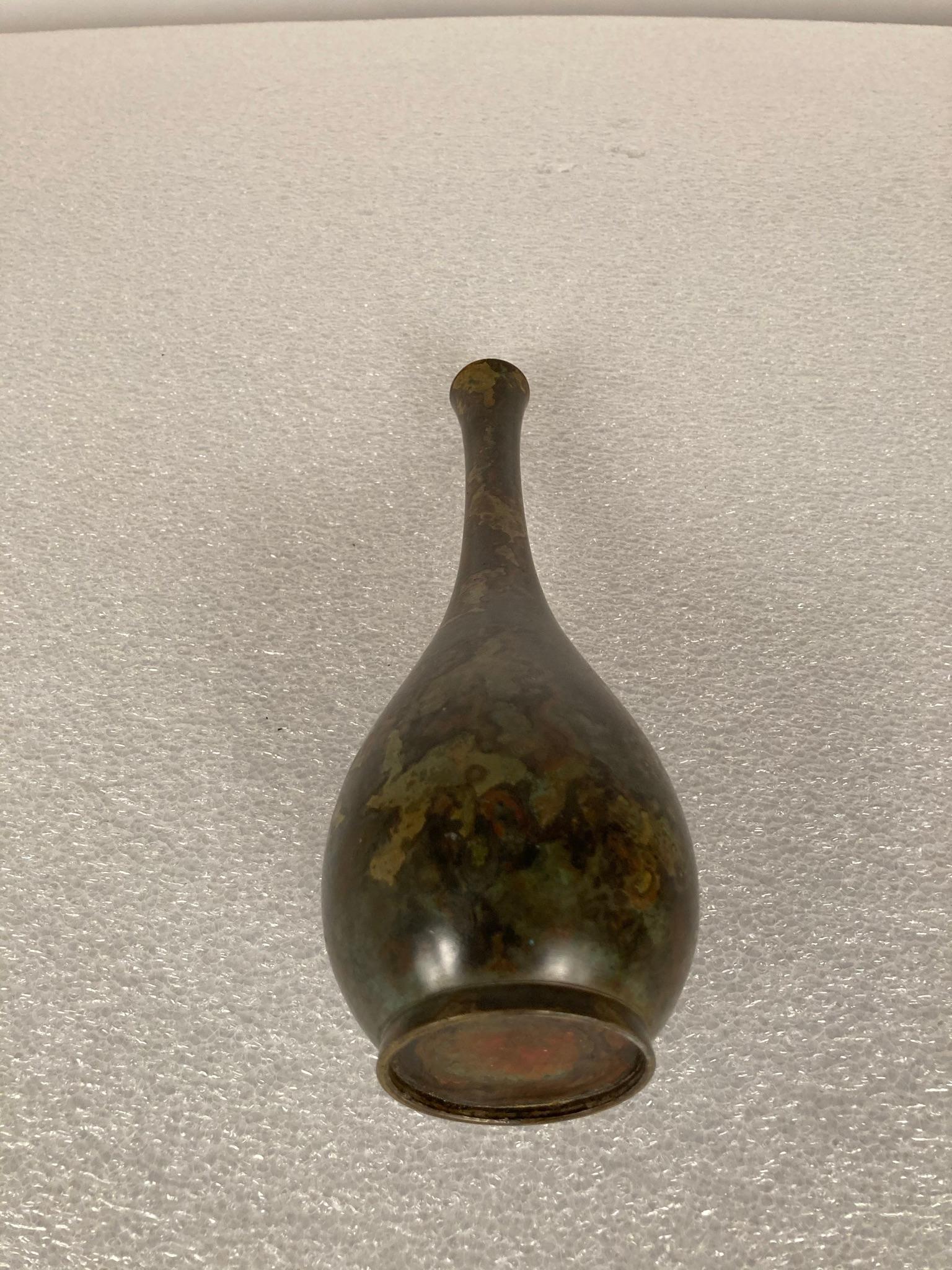 19th Century Japanese Bronze Vase 5
