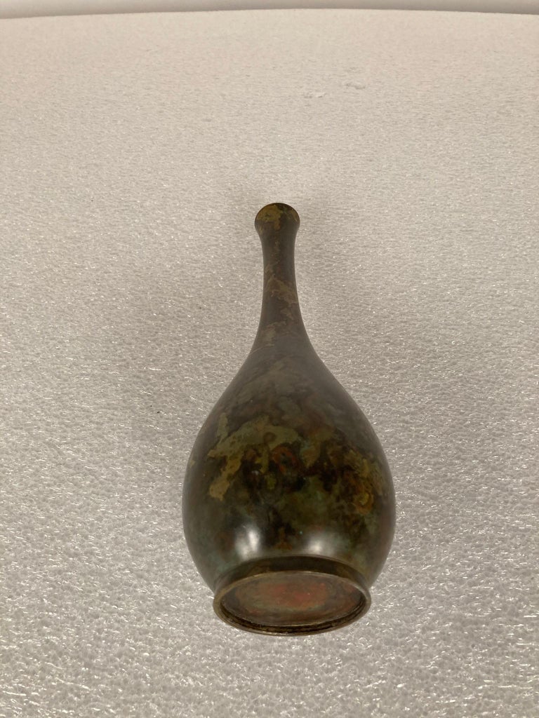 19th Century Japanese Bronze Vase at 1stDibs