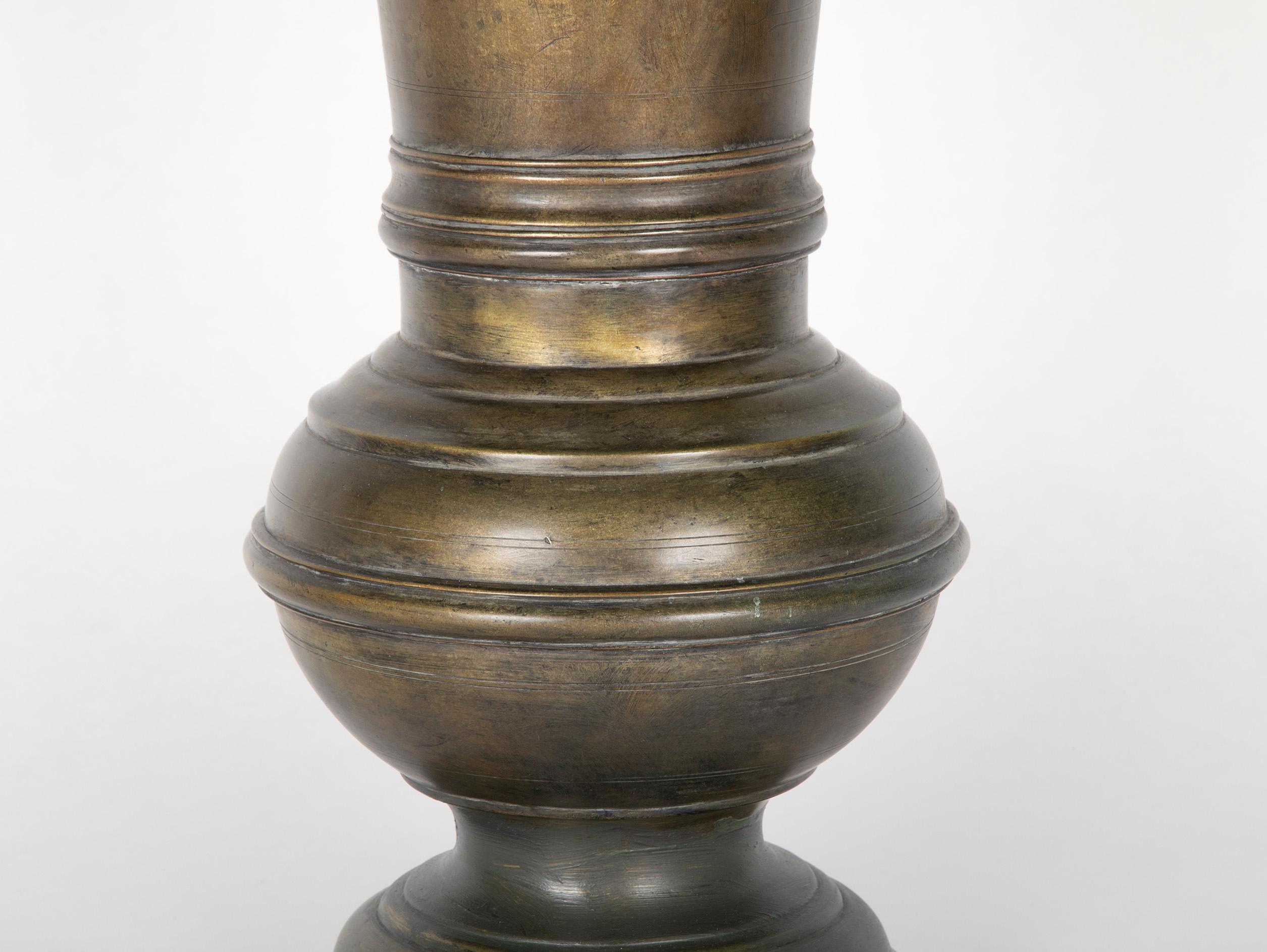 19th Century Japanese Bronze Vase, Large Scale 3