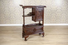 19th-Century Japanese Cabinet Made of Exotic Wood in Brown