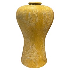 19th Century Japanese Carved Stone Bud Vase 19th Century Japanese Carved Stone Bud Vase