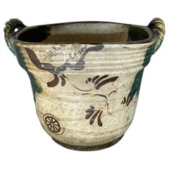 japanische glasierte Keramik aus dem 19