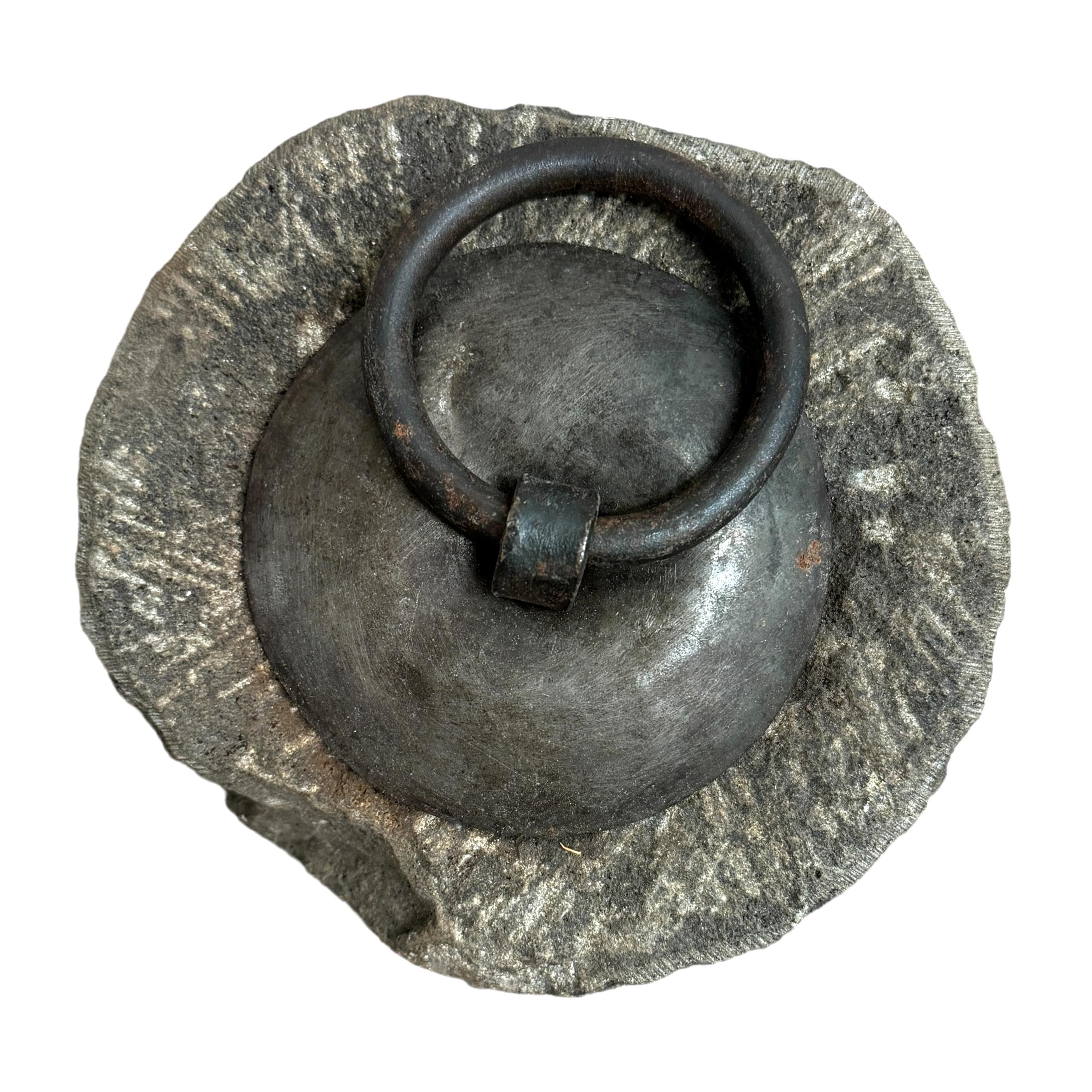 Poids du granit japonais du 19ème siècle 2