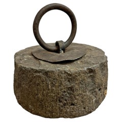 19th Century Japanese Granite Weight