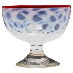 Japanische mundgeblasene Glasbecher aus dem 19. Jahrhundert Meiji - Taisho-Periode, 5er-Set