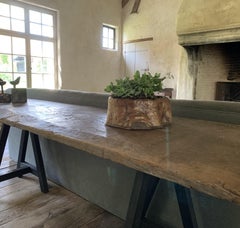 19th Century Japanese Hibachi Burlwood Root Bowl