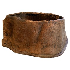 19th Century Japanese Hibachi Burlwood Root Bowl