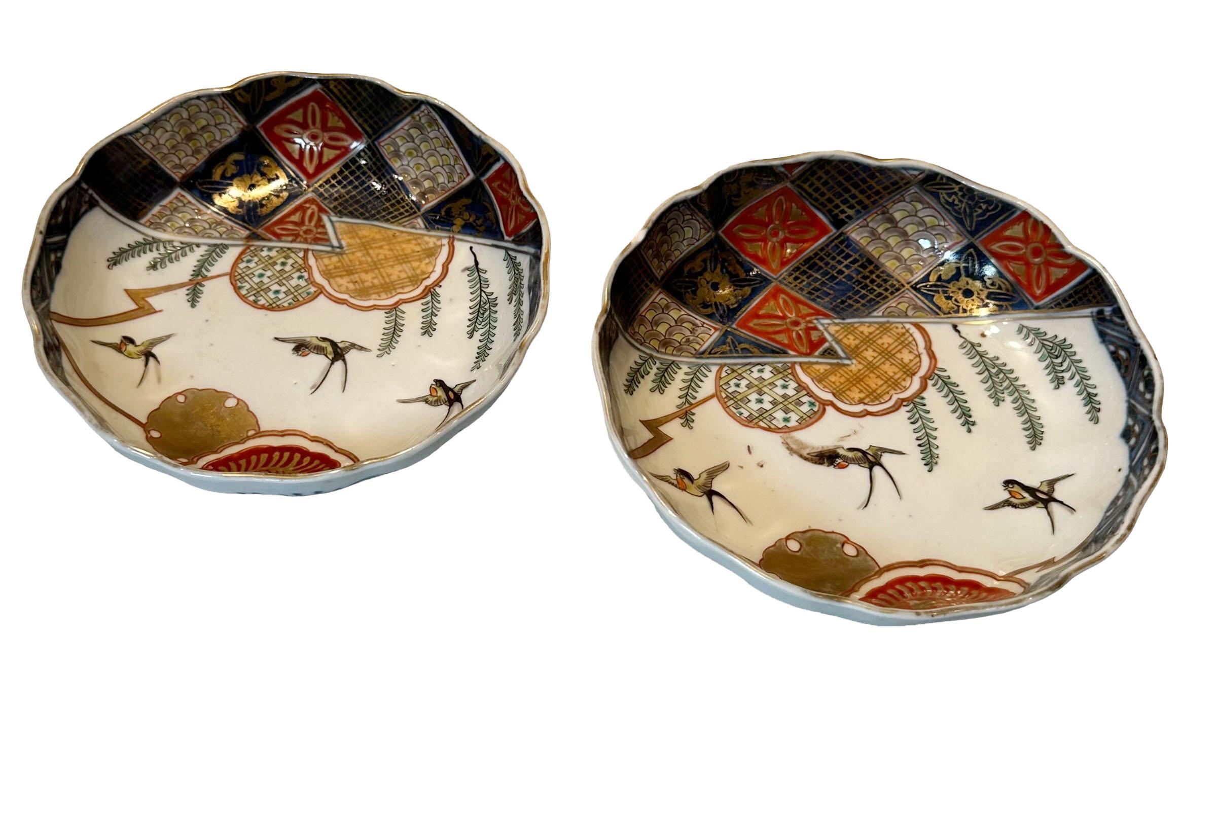 19th Century Japanese Imari Bowls In Good Condition For Sale In Tampa, FL