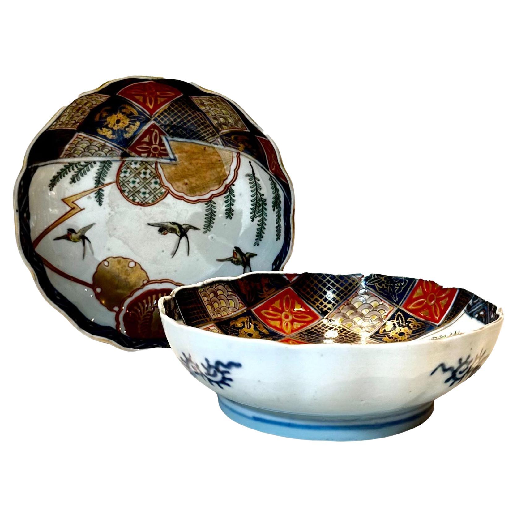 Bols japonais Imari du 19e siècle