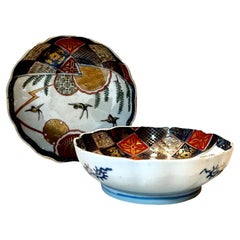 Ciotole Imari giapponesi del XIX secolo