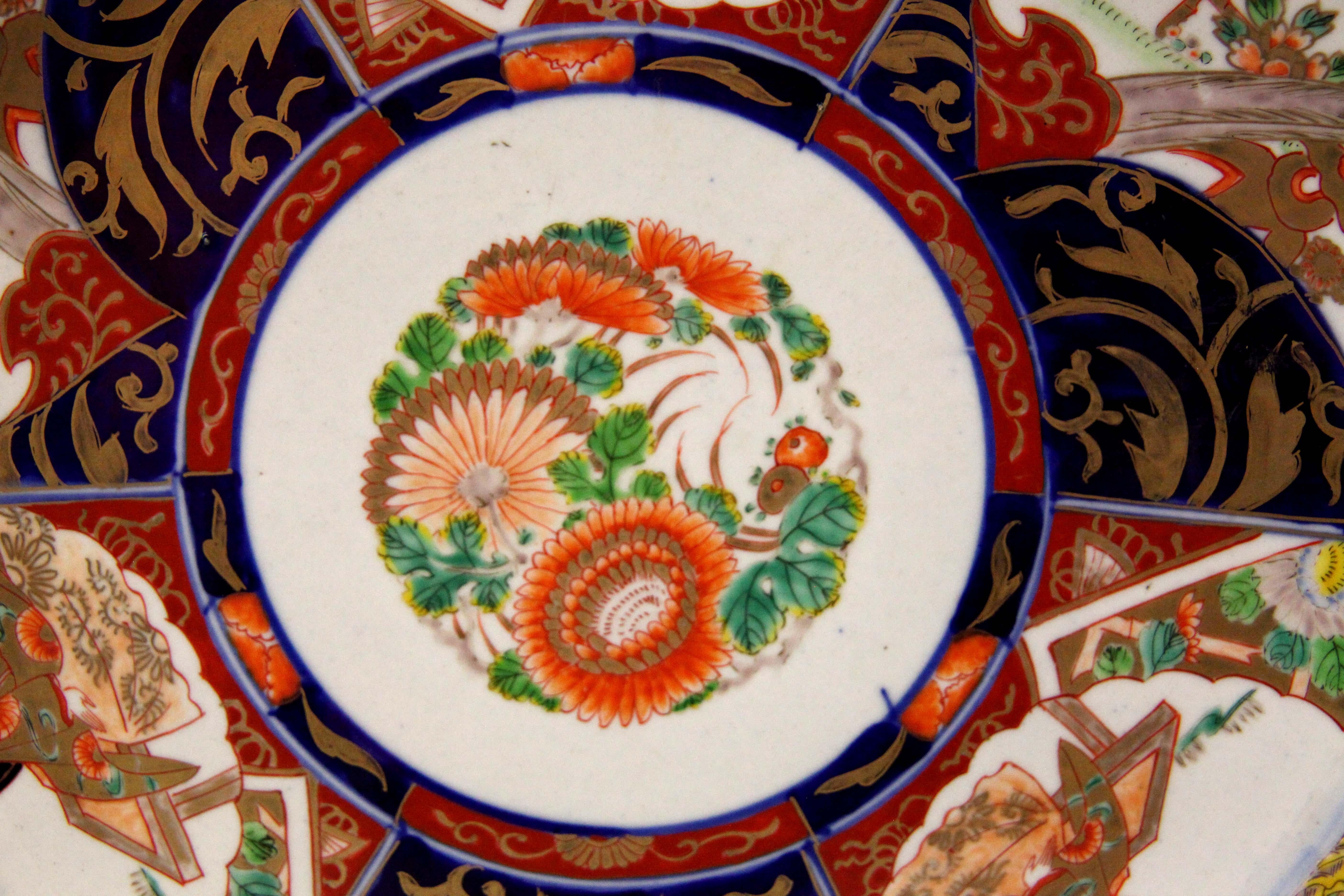 19th Century Japanese Imari Charger In Good Condition In Wilson, NC