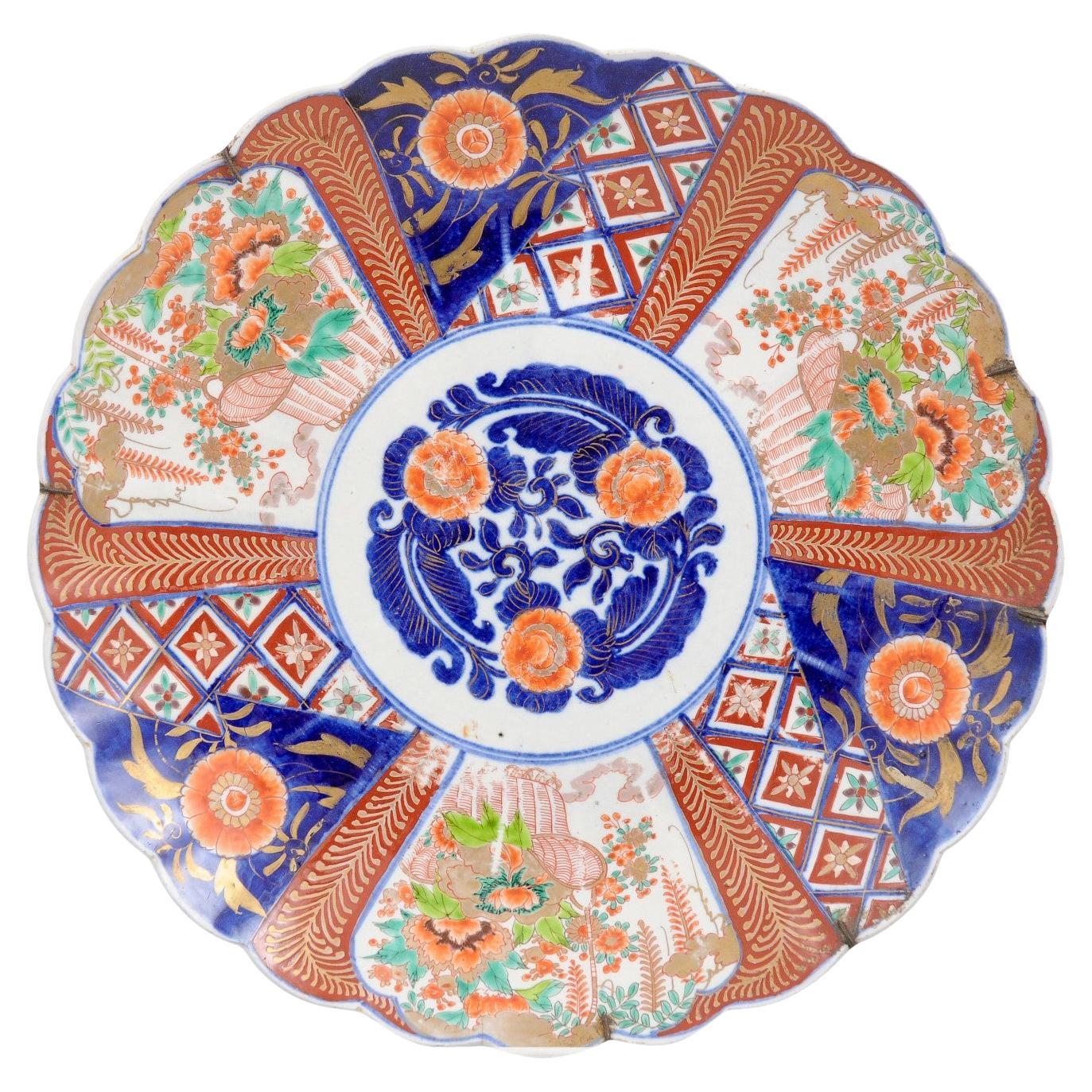 Japanisches Imari-Wandgeschirr aus dem 19.