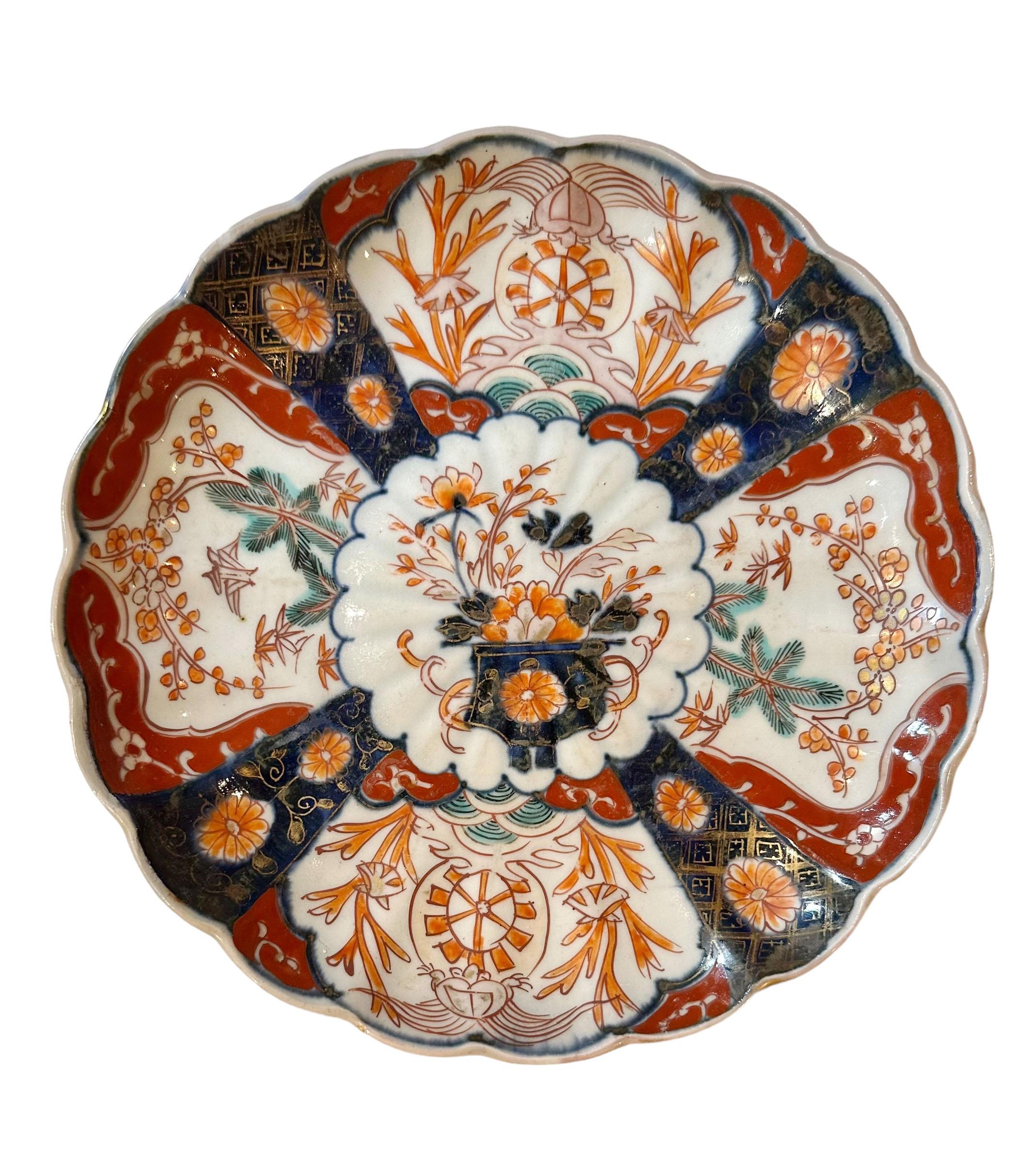 Porcelain 19th Century Japanese Imari Plate
