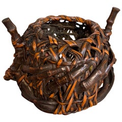 19th Century Japanese Kago, 'Ikebana Display Basket'