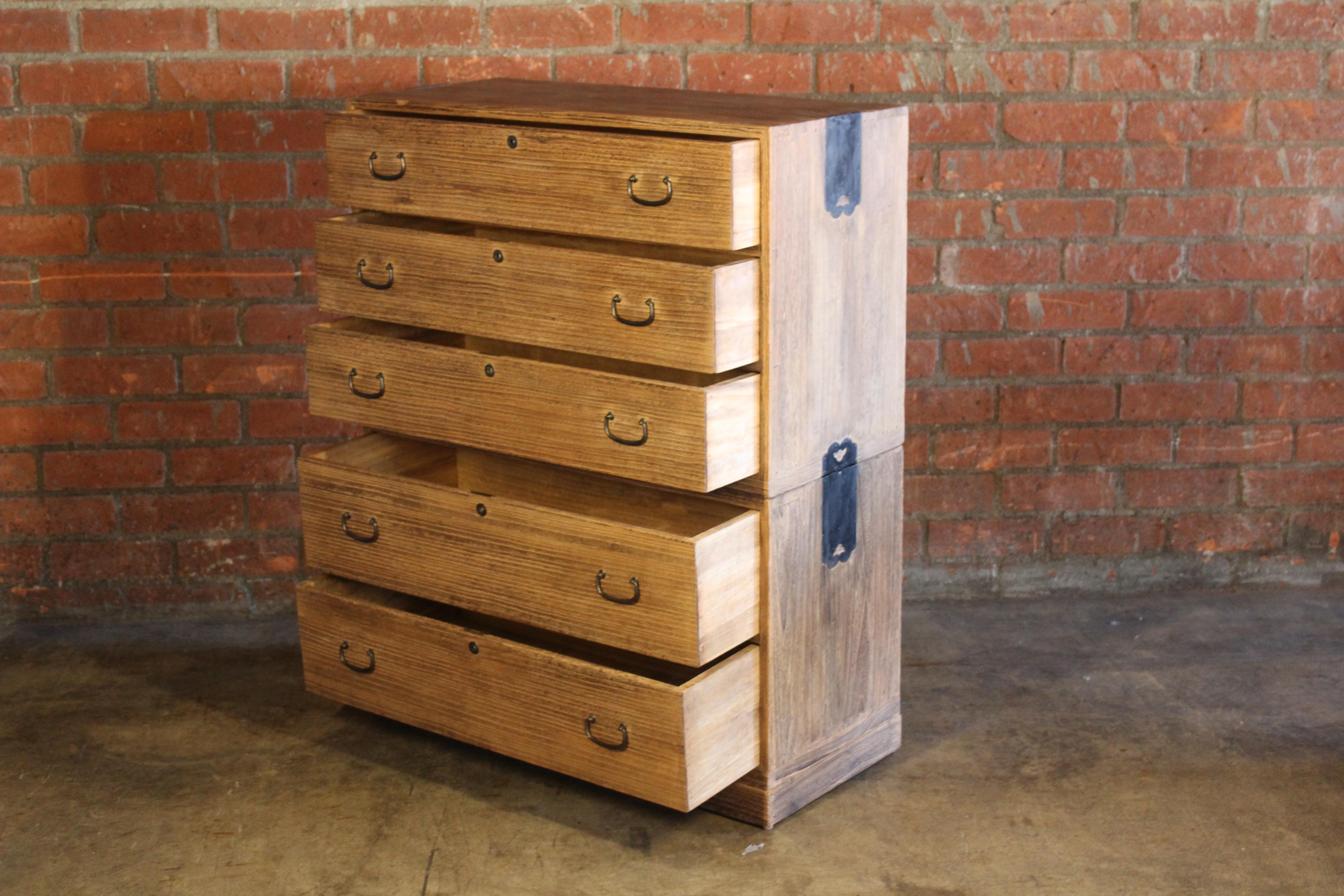 19th Century Japanese Kimono Chest or Tansu 3