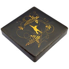 19th Century Japanese Lacquer Document Box