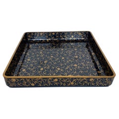 19th Century, Japanese Lacquer Large Scale Tray
