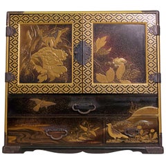 19th Century Japanese Lacquer Miniature Cabinet