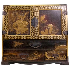 19th Century Japanese Lacquer Miniature Cabinet