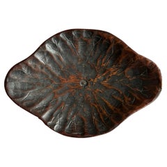 19th Century Japanese Lotus Leaf Dish