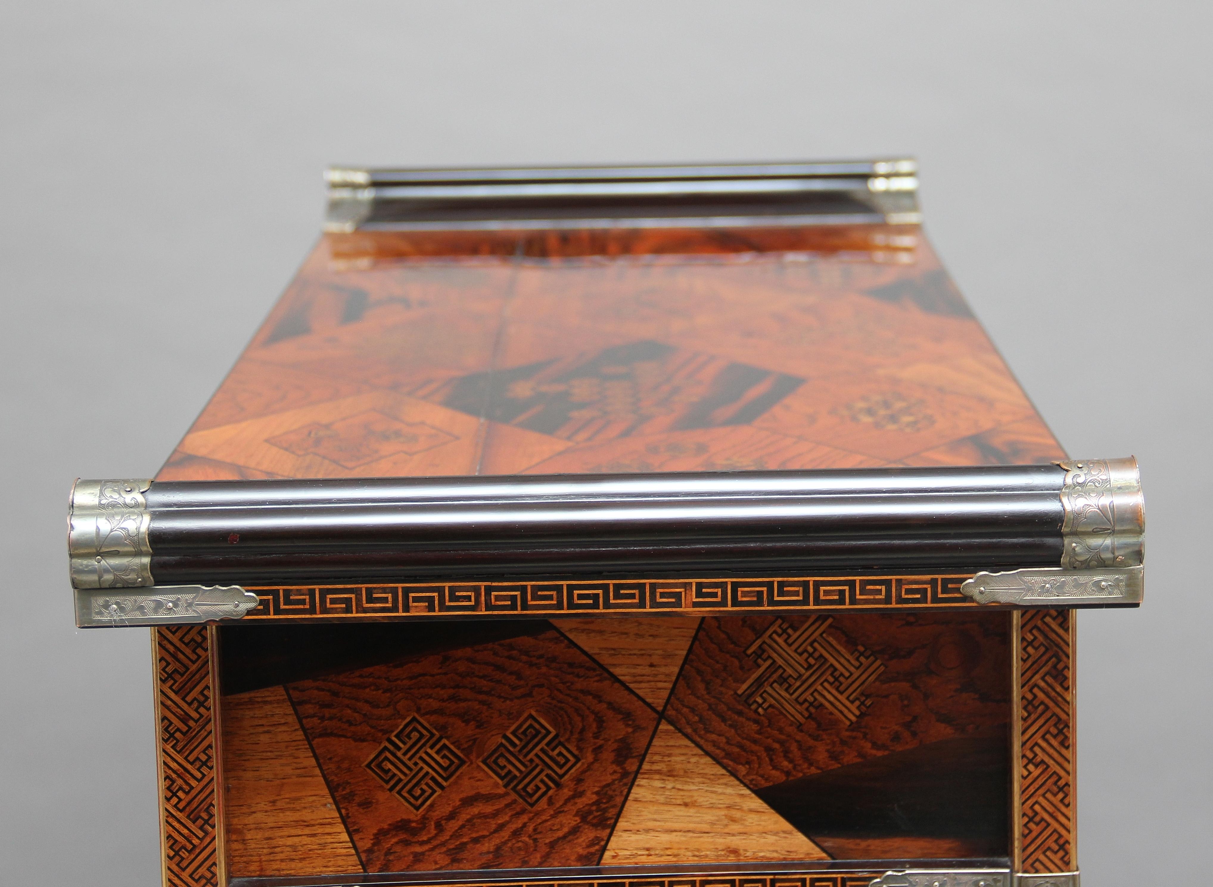 19th Century Japanese Marquetry Cabinet 9