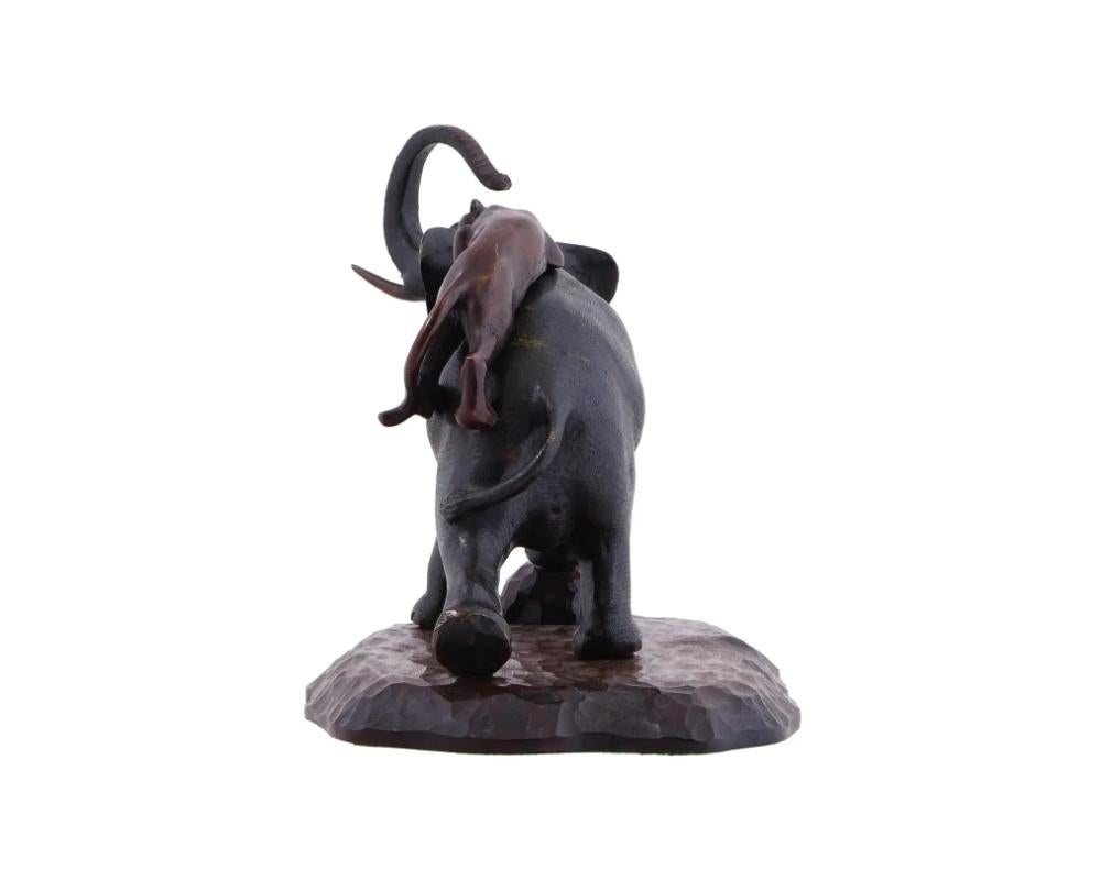 19Th Century Japanese Meiji Bronze Okimono Sculpture 1