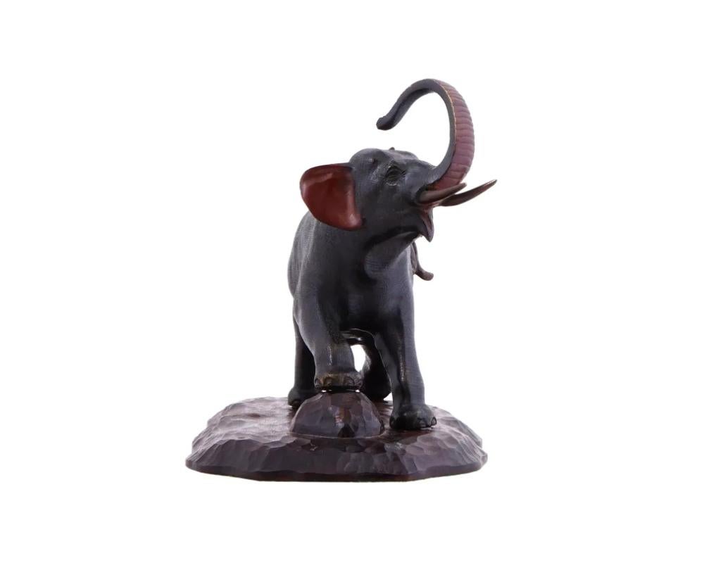 19Th Century Japanese Meiji Bronze Okimono Sculpture 2