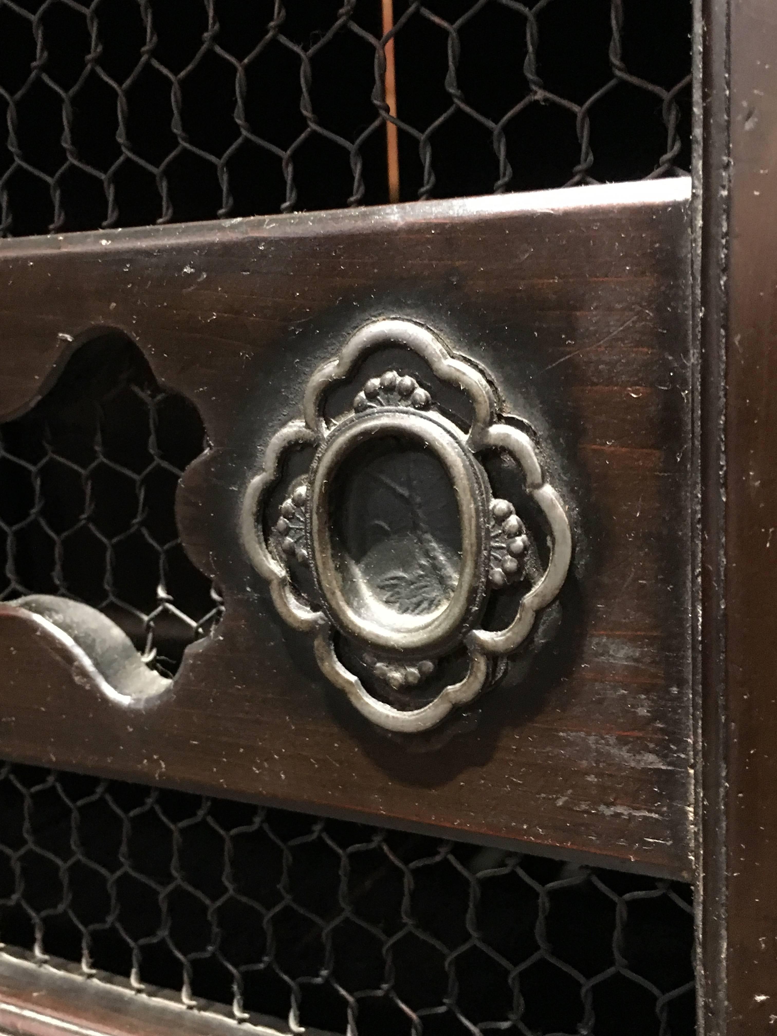 19th Century Japanese Meiji Period Mizuya Tansu Kitchen Cabinet 4