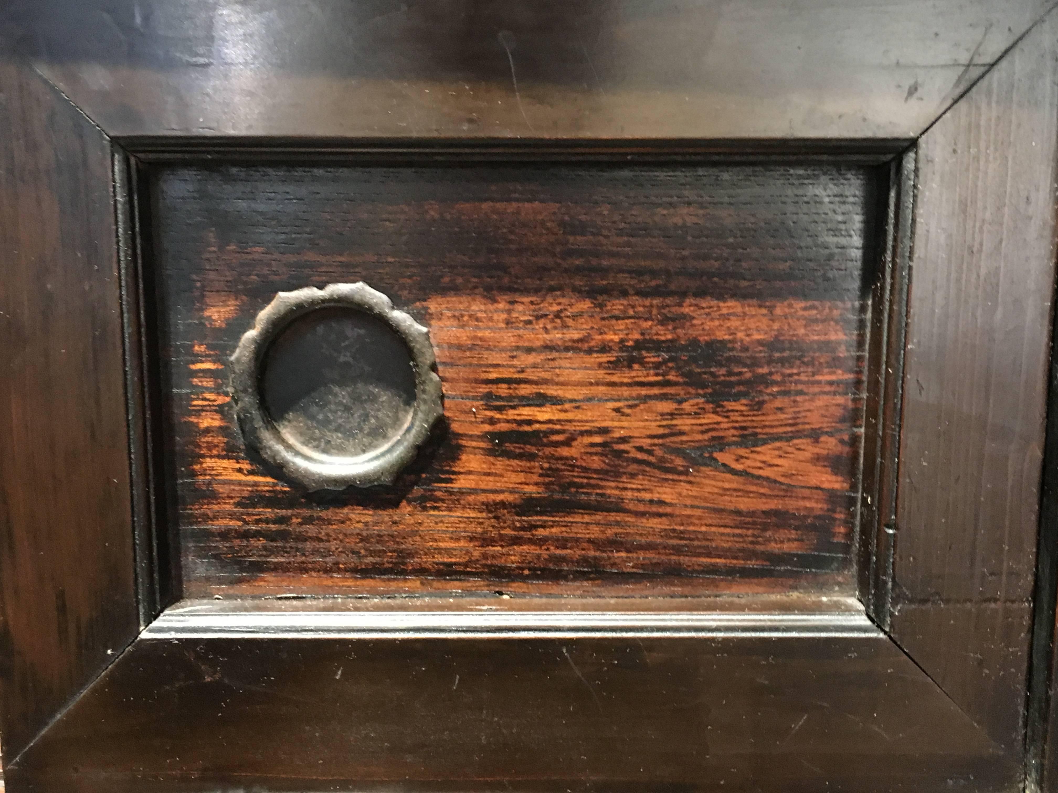 19th Century Japanese Meiji Period Mizuya Tansu Kitchen Cabinet 2