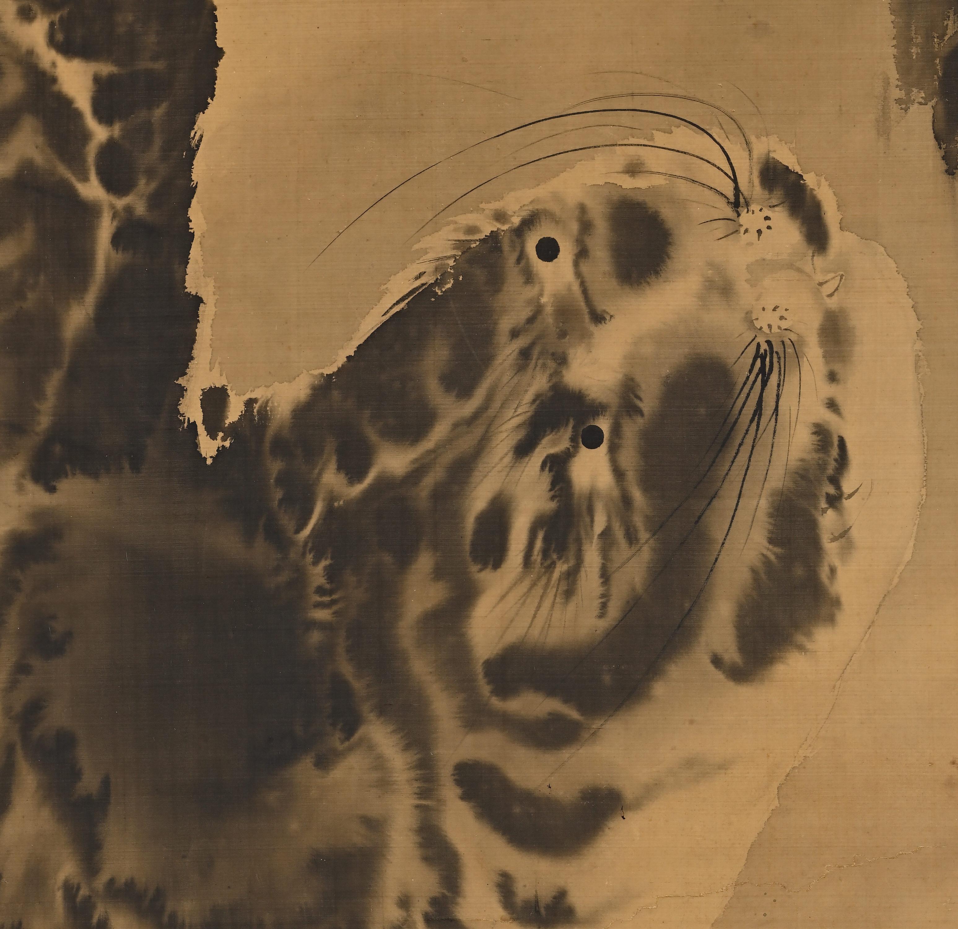 japanese art tiger