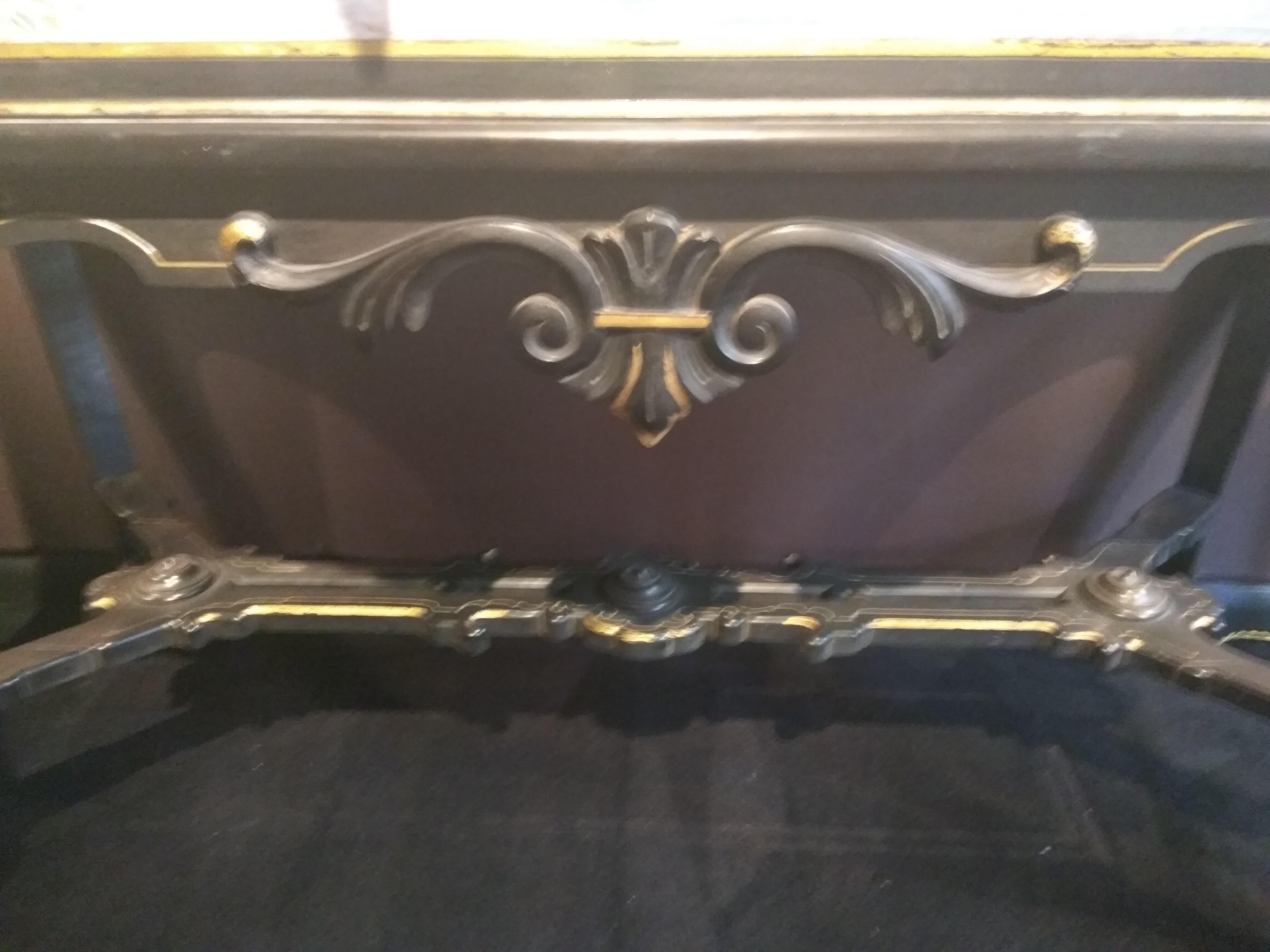 Late 19th Century 19th Century Japanese Planter in Wood and Lacquer, Eugène Collinot For Sale