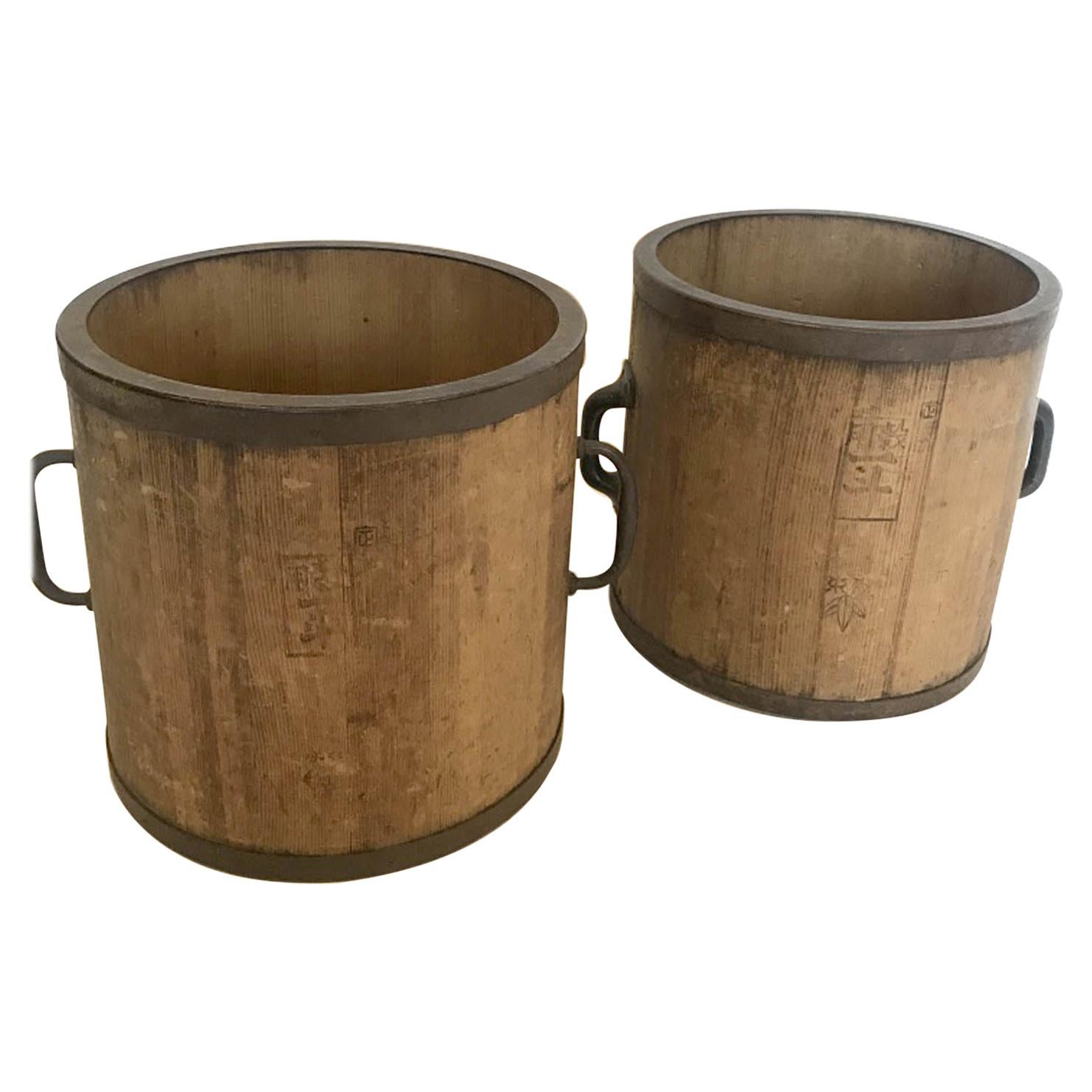 19th Century Japanese Rice Containers