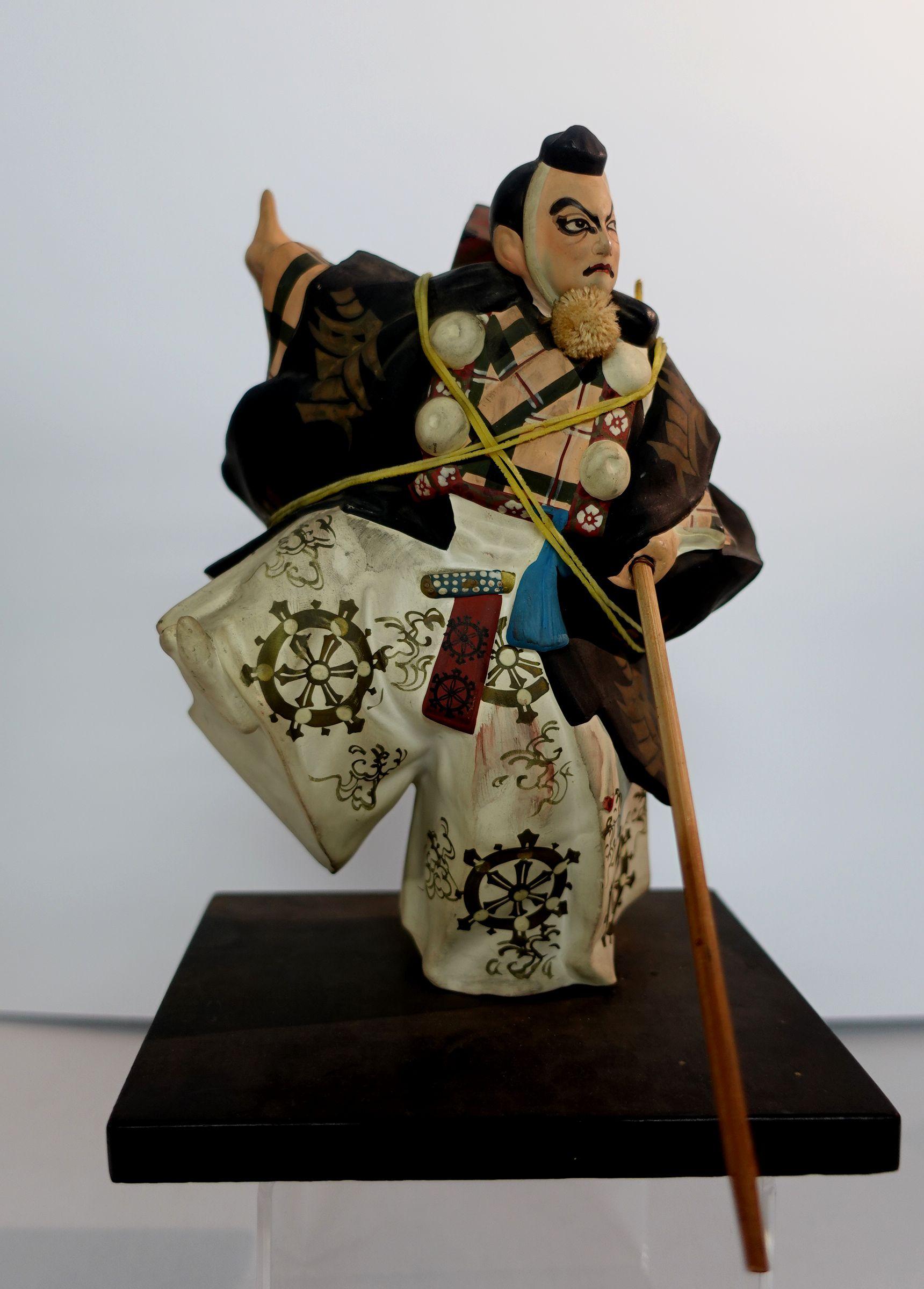 19th Century Japanese Samurai Plaster Figures For Sale 7