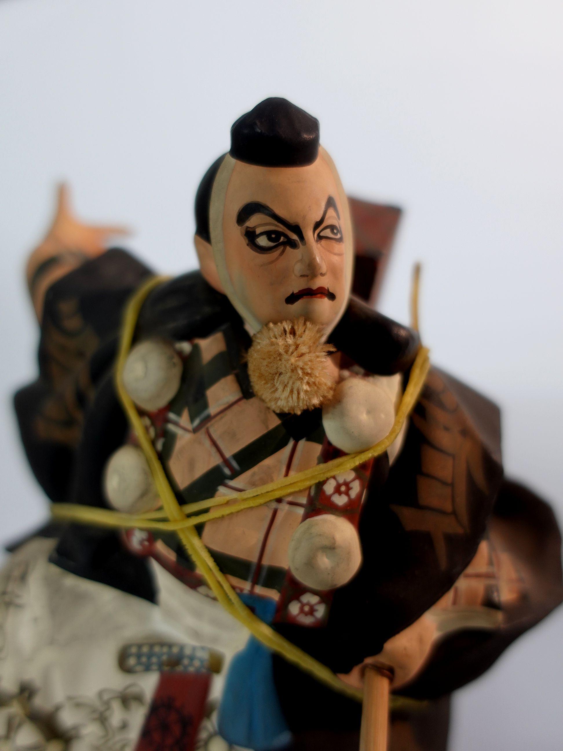 19th Century Japanese Samurai Plaster Figures For Sale 8