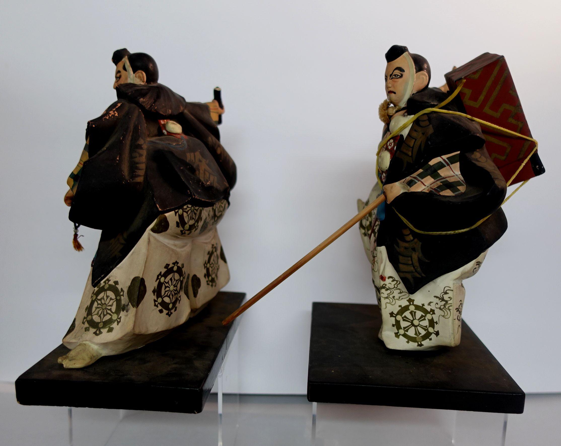 Other 19th Century Japanese Samurai Plaster Figures For Sale