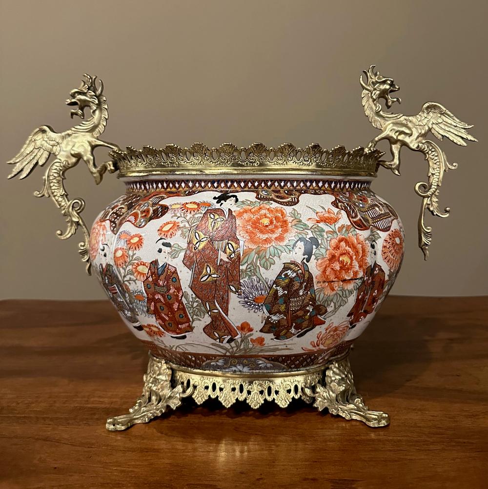cache pot japonais ancien