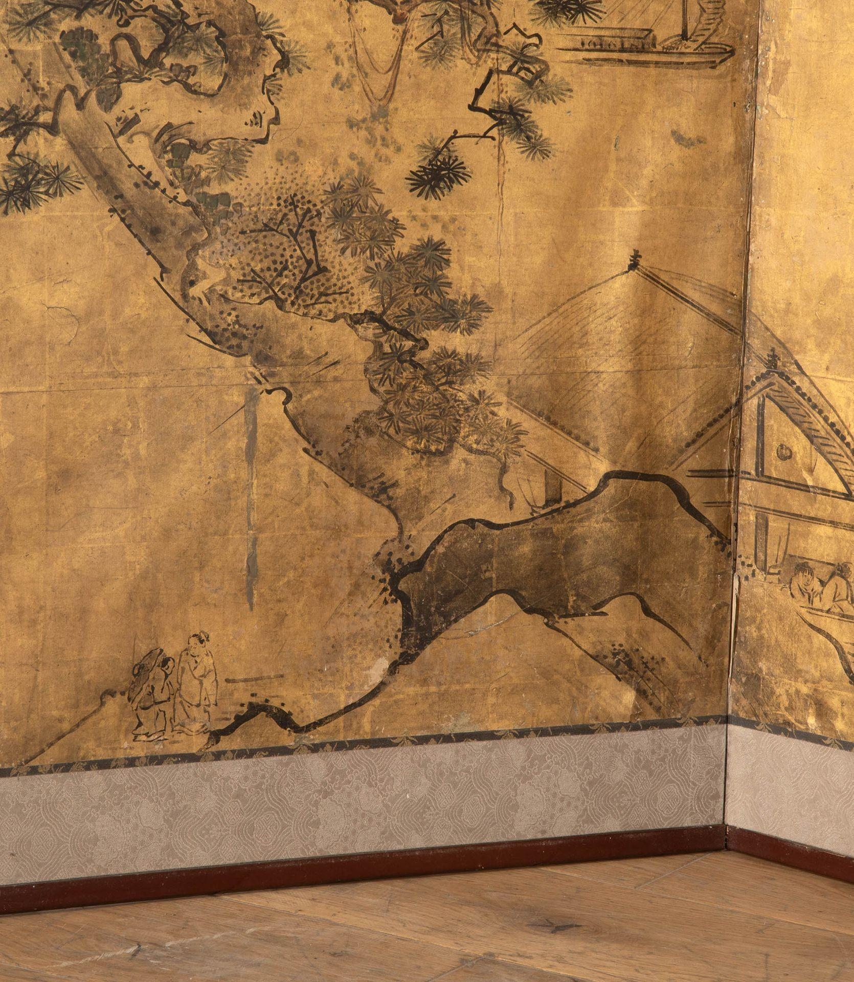 Chinoiserie 19th Century Japanese Screen For Sale