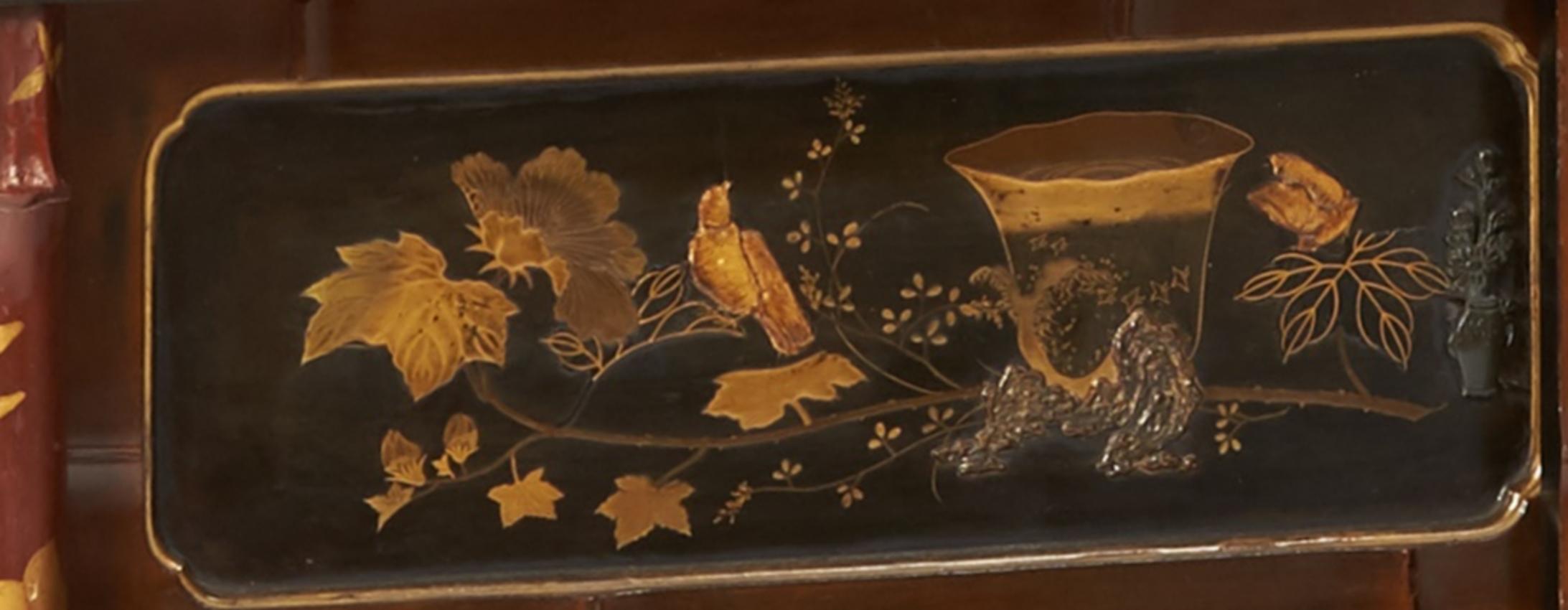 19th Century Japanese Shibayama Cabinet For Sale 1