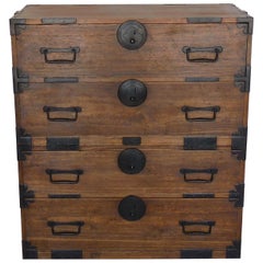 19th Century Japanese Shop Tansu, Chest of Drawers