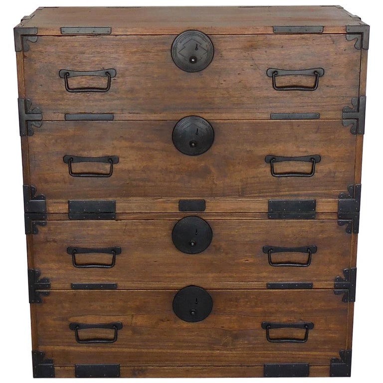 19th Century Japanese Shop Tansu Chest Of Drawers At 1stdibs