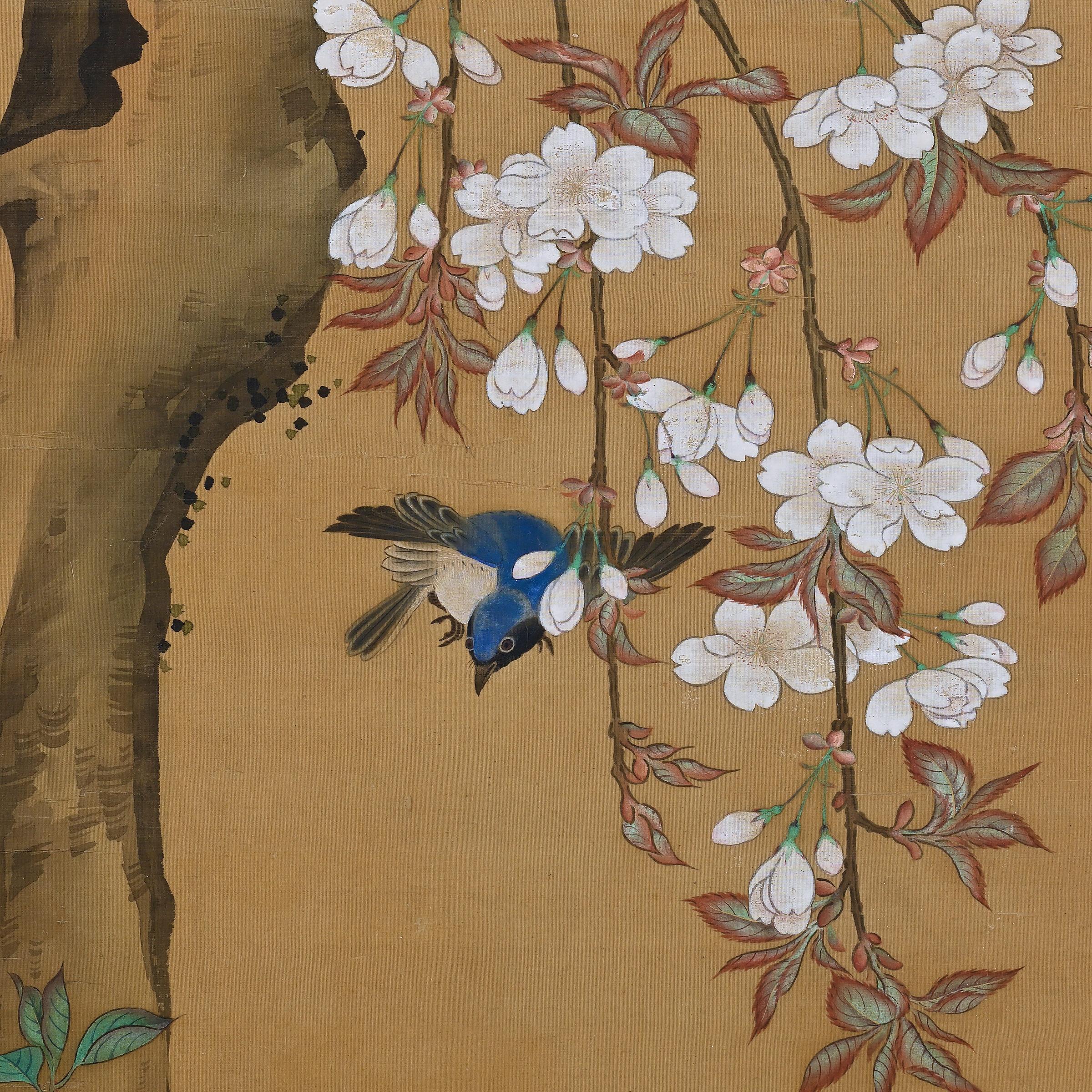 peinture japonaise sur soie ou papier 8 lettres