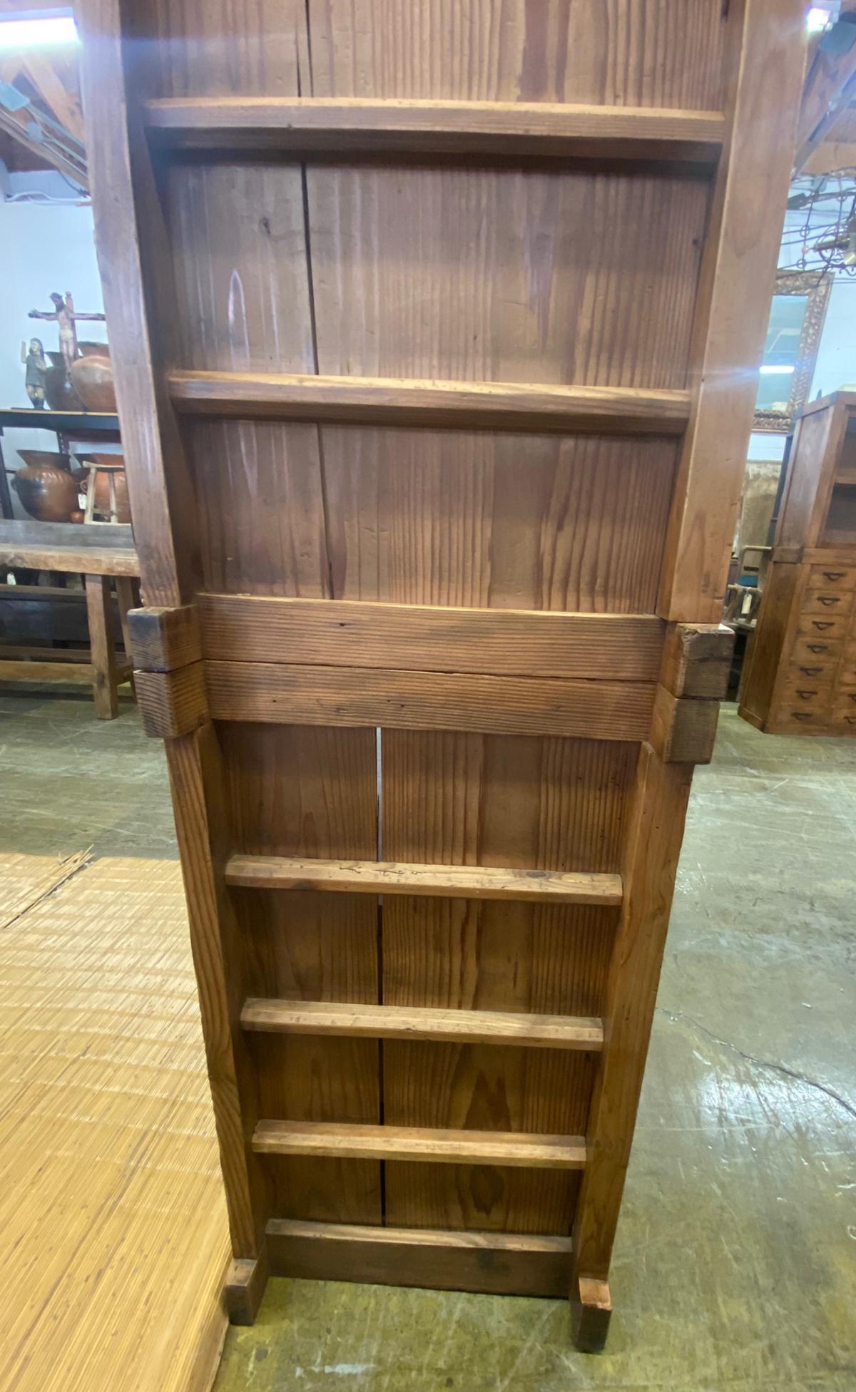 20th Century Century Japanese Sliding Glass Door Shop Cabinet 13